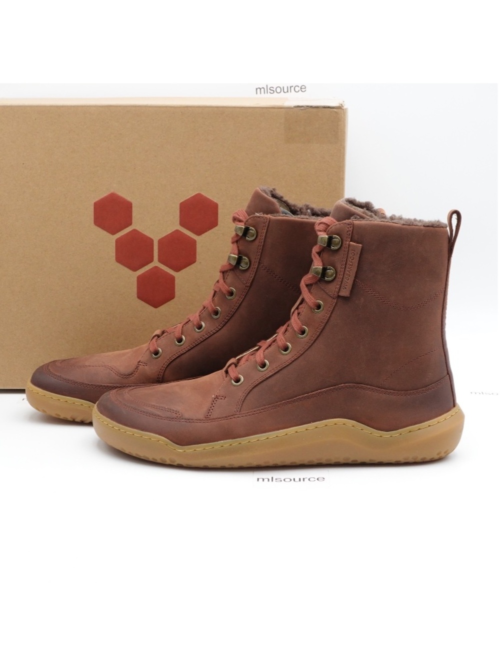 NEW Men's Vivobarefoot Gobi Warmlined Lined Winter Leather Boots